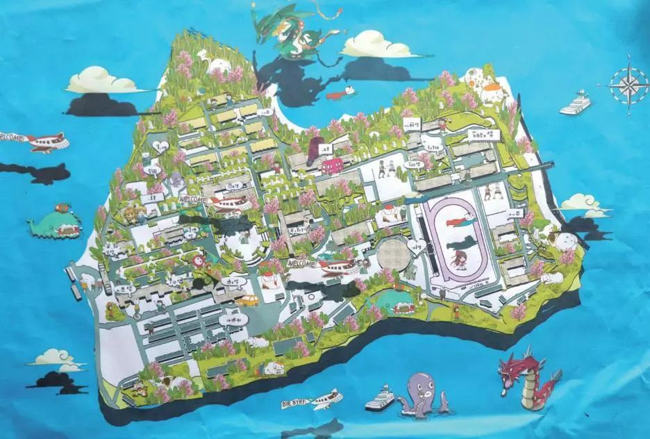 贵州高校手绘地图大展